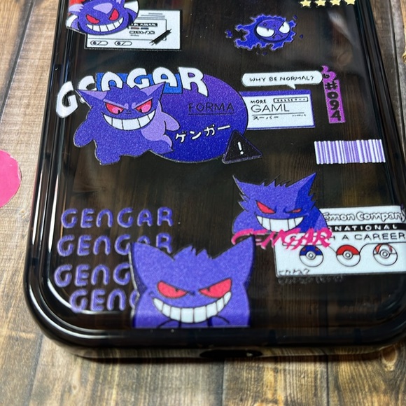 5for$10 Pokemon Gengar Dark Pokemon IPhone 14 Pro Max Phone Case Black Tint NWT - Picture 3 of 4